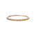 14kt Rose Gold Oval Serenity Sunlit Yellow Lab Diamond Openable Bangle Bracelet (5 Ct. Tw.)