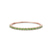 14kt Rose Gold Oval Serenity Ocean Green Lab Diamond Openable Bangle Bracelet (5 Ct. Tw.)