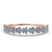 Pear Petal Lab Diamond Openable Bangle Bracelet