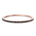 Round Embrace Lab Diamond Openable Bangle Bracelet