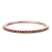 Round Embrace Lab Diamond Openable Bangle Bracelet
