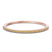 Round Embrace Lab Diamond Openable Bangle Bracelet