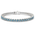 Lilac Pear Lab Diamond Tennis Bracelet