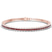 Nemy Half Bezel Round Lab Diamond Tennis Bracelet