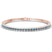 Nemy Half Bezel Round Lab Diamond Tennis Bracelet