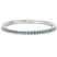Nemy Half Bezel Round Lab Diamond Tennis Bracelet