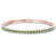 Nemy Half Bezel Round Lab Diamond Tennis Bracelet