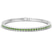 Nemy Half Bezel Round Lab Diamond Tennis Bracelet