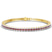 Nemy Half Bezel Round Lab Diamond Tennis Bracelet