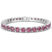 Aelia Round Lab Diamond Tennis Bracelet