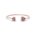 Amoura Heart Flexi Lab Diamond Bangle Bracelet