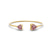 Amoura Heart Flexi Lab Diamond Bangle Bracelet