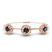 Spiral Eleve Round Lab Diamond openable bracelet