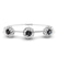 Spiral Eleve Round Lab Diamond openable bracelet