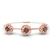 Spiral Eleve Round Lab Diamond openable bracelet