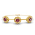 Spiral Eleve Round Lab Diamond openable bracelet
