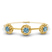 Spiral Eleve Round Lab Diamond openable bracelet
