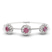 Spiral Eleve Round Lab Diamond openable bracelet