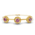 Spiral Eleve Round Lab Diamond openable bracelet