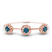 Spiral Eleve Round Lab Diamond openable bracelet