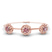 Spiral Eleve Round Lab Diamond openable bracelet