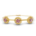 Spiral Eleve Round Lab Diamond openable bracelet