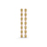 Digitalis Fashion Lab Diamond Dangle Earrings