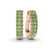 Gracie Double Row Round Lab Diamond Hoop Earrings