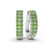 Gracie Double Row Round Lab Diamond Hoop Earrings