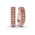 Gracie Double Row Round Lab Diamond Hoop Earrings