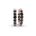 14kt Rose Gold Sirena Round Black Lab Diamond Hoop Earrings (2 Ct. Tw.)