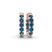 Sirena Round Lab Diamond Hoop Earrings