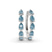 Lexley Pear Lab Diamond Hoop Earrings