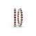 Rylee Round Lab Diamond Hoop Earrings