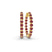 Rylee Round Lab Diamond Hoop Earrings