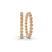 Rylee Round Lab Diamond Hoop Earrings