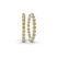 Rylee Round Lab Diamond Hoop Earrings