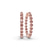 Rylee Round Lab Diamond Hoop Earrings
