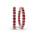 Isla Round Lab Diamond Hoop Earrings