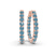 Isla Round Lab Diamond Hoop Earrings