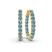 Isla Round Lab Diamond Hoop Earrings