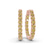 Isla Round Lab Diamond Hoop Earrings
