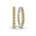 Isla Round Lab Diamond Hoop Earrings