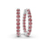 Isla Round Lab Diamond Hoop Earrings