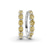 Saylor Oval Lab Diamond Hoop Earrings