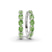 Saylor Oval Lab Diamond Hoop Earrings