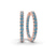 Meara Round Lab Diamond Hoop Earrings