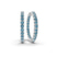 Meara Round Lab Diamond Hoop Earrings