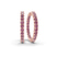Meara Round Lab Diamond Hoop Earrings