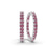 Meara Round Lab Diamond Hoop Earrings